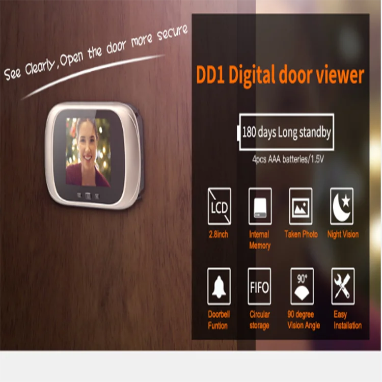 Best Video Doorbell Knockers Front Doorbell Camera System Wholesale Ring Video Doorbell Monitor Camera with Chime