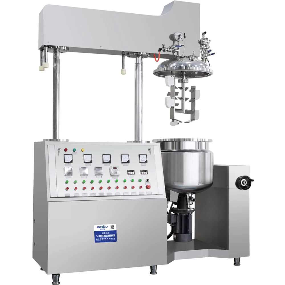 Factory Price Equipment Cosmetic Homogenizer Mixer Shear 50 L Lab Gel Mixing Machine