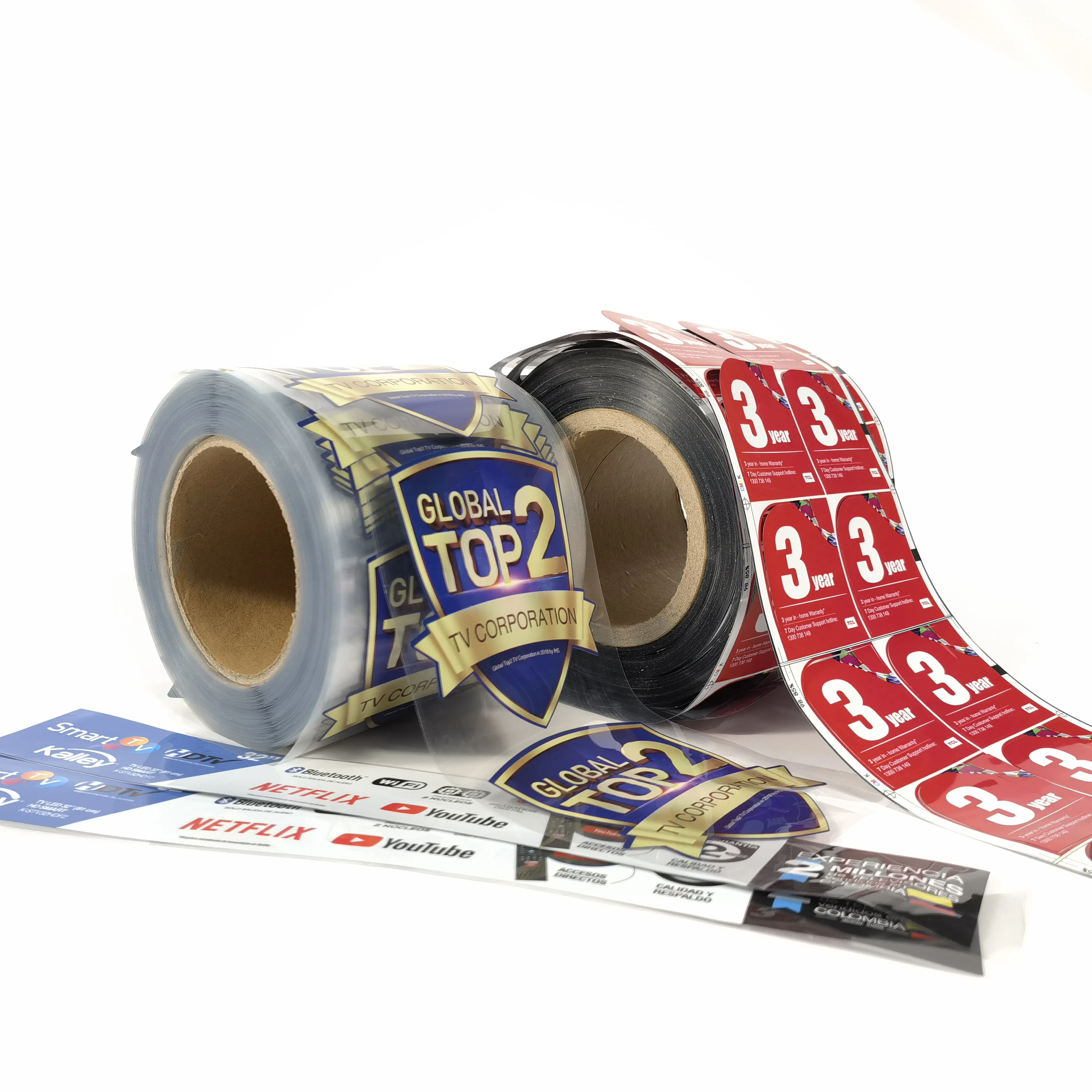 Bright Silver Dragon Silicone Gum Reusable Electrostatic Sticker High Temperature Static Cling  Packaging Label  for TV Screen