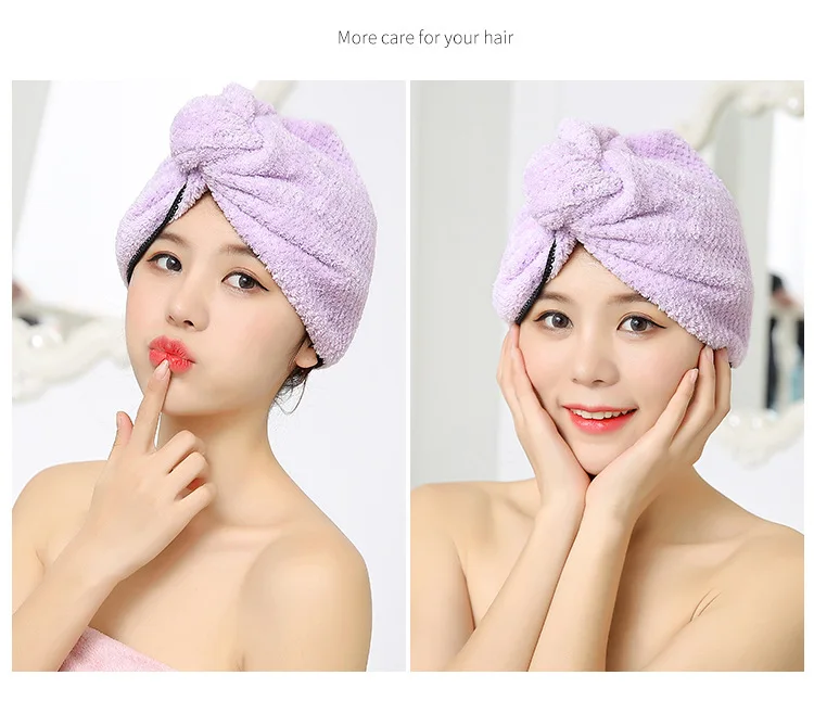 
 Полотенце производители быстросохнущая ткань из микроволокна для волос тюрбан обертывания полотенце супер влагопоглощение Полотенце Для Волос  