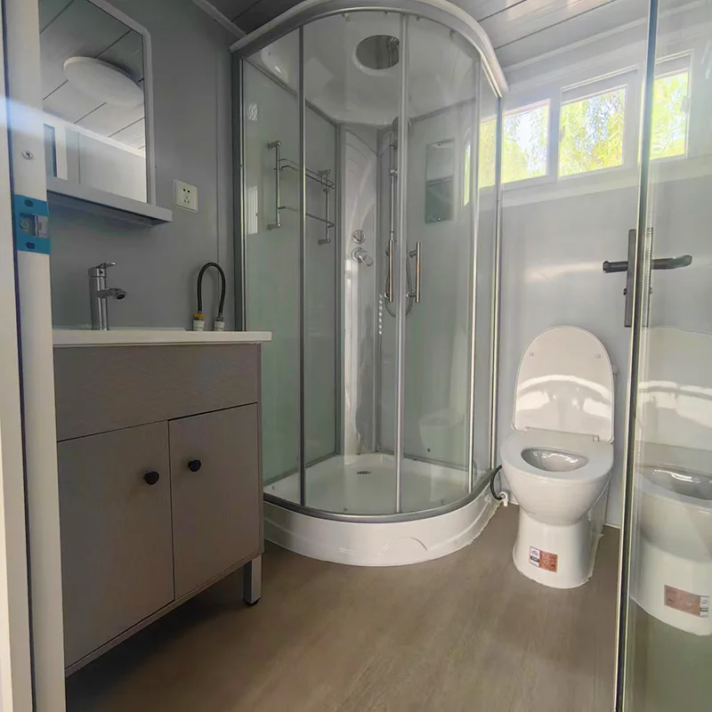 New Design 20Ft 40Ft Luxury Villa Prefabricated Container House Expandable Portable Mobile Home with Bathroom and Kitchen