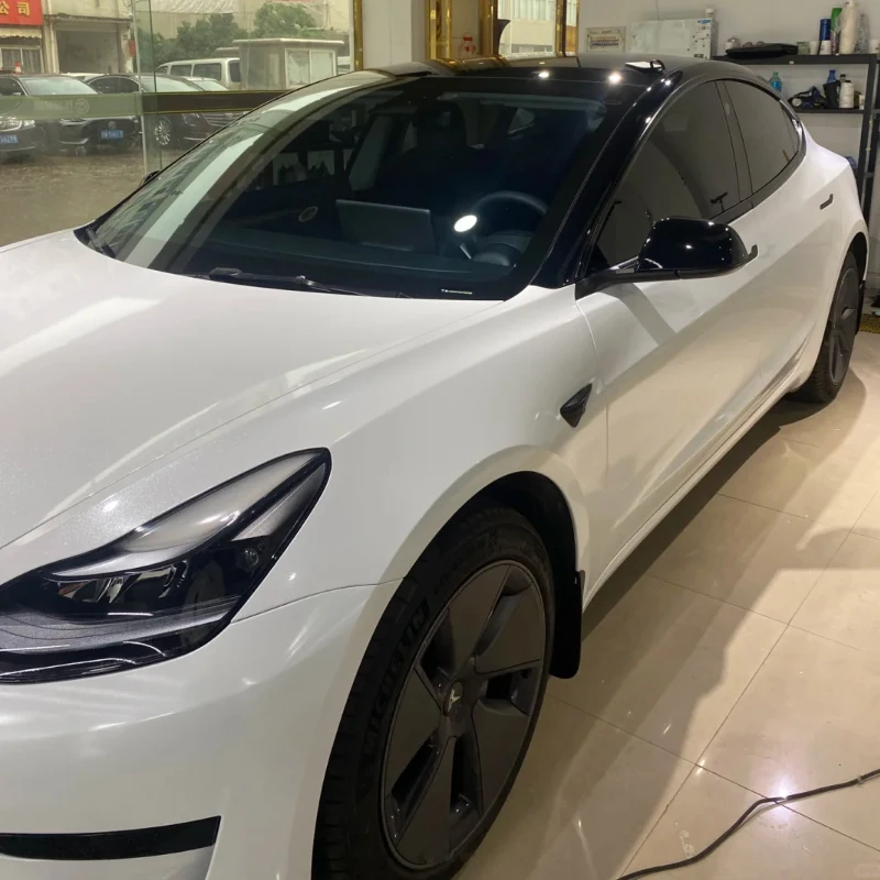 Custom Pearl White TPU Color Changing PPF Film Paint Protection Film Roll Car Wrapping Film Color Change Foil Glitter Vinyl Wrap