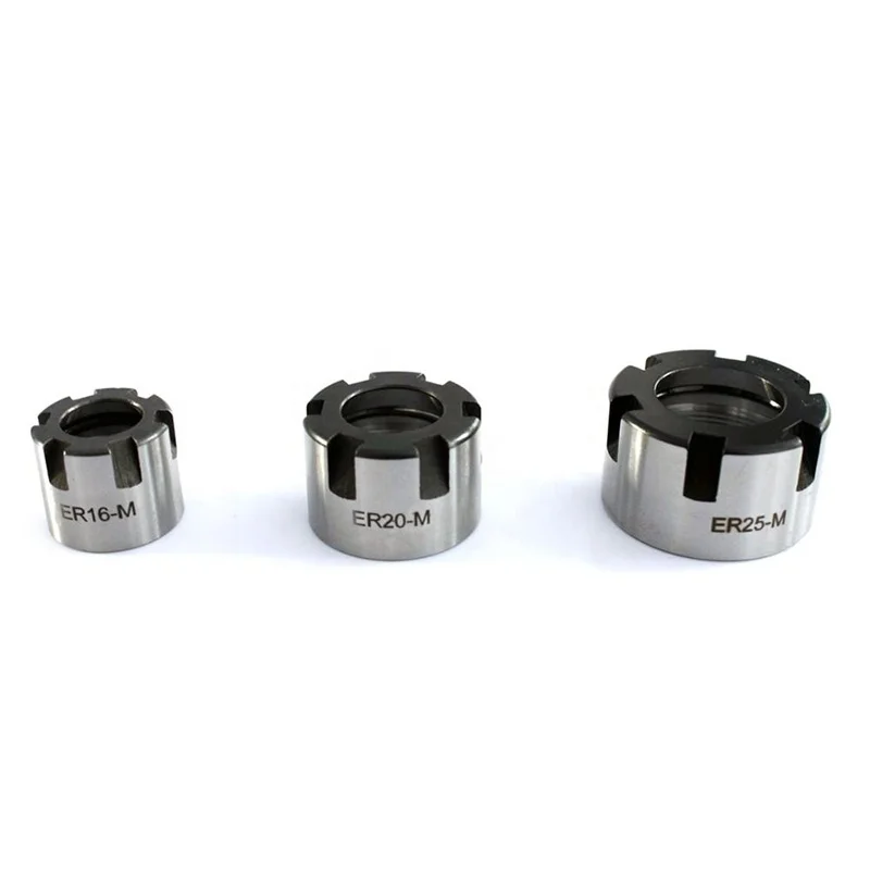 High pression collet chuck holders clamping nut mini  er16m er20m er25m wrench