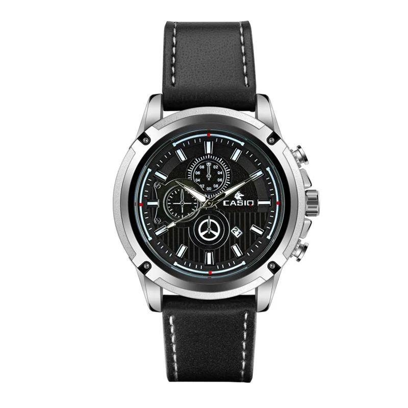 New Fashion Sport Quartz Mens Japanese Movement Wrist Watches Men Black Silicon Band Quartz Watch