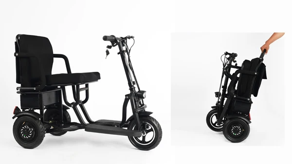 Factory Price 350w Electric Scooter China 130kg Load Three Wheeler Electric Scooter