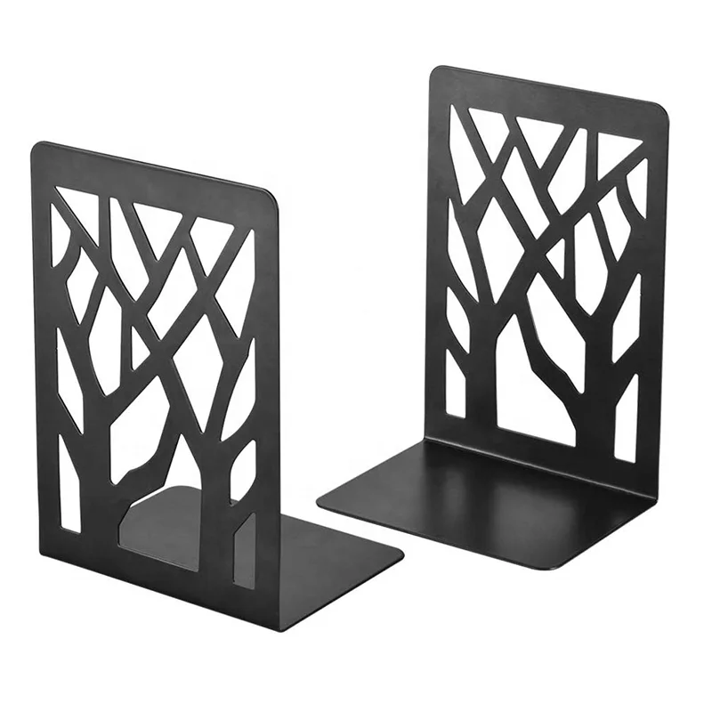 Oniya Trees Shape Bookend Colorful Book Holder Wholesale Durable Modern Tree Bookends For Bookshlef