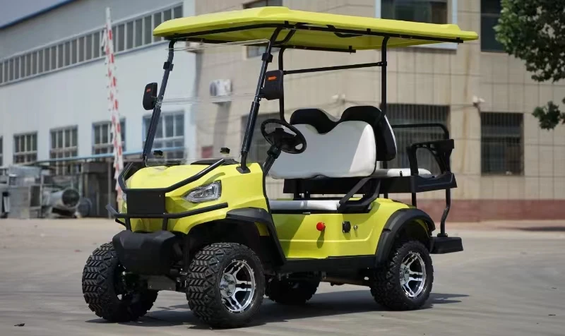 2023 Modle Style Factory 2+2 Seat Sightseeing Bus Club Cart Electric Golf Buggy Hunting Cart