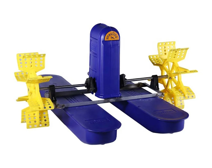 1hp 9 SPLINE waterwheel aerator shrimp Pond Impeller Paddle Wheel Aerator