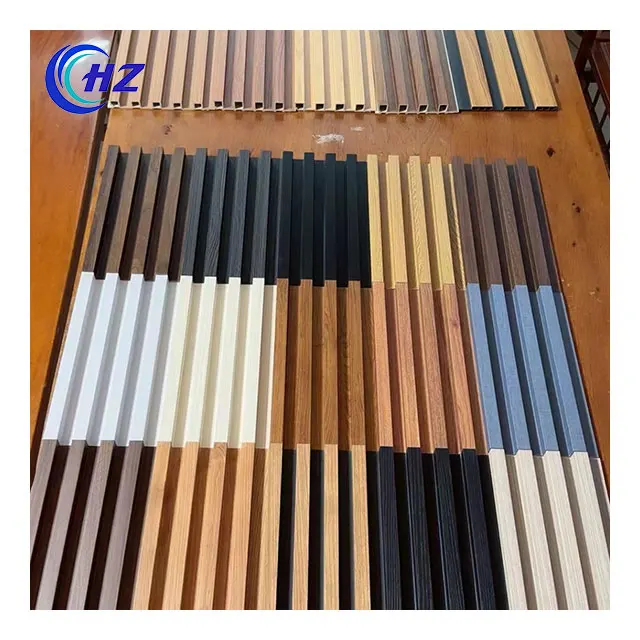 Eco-friendly Decorative Interior And Exterior Wall Panels Wpc Wooden Wall Panel Boards Interlocking Natural Wood Cladding