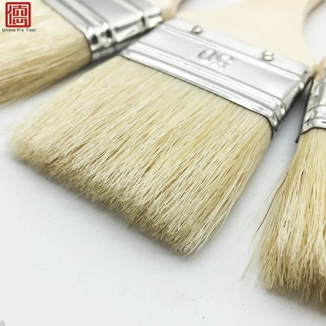 CTBB001 BBQ High quality eco-friendly  double boiled pig bristle barbecue paint brushes