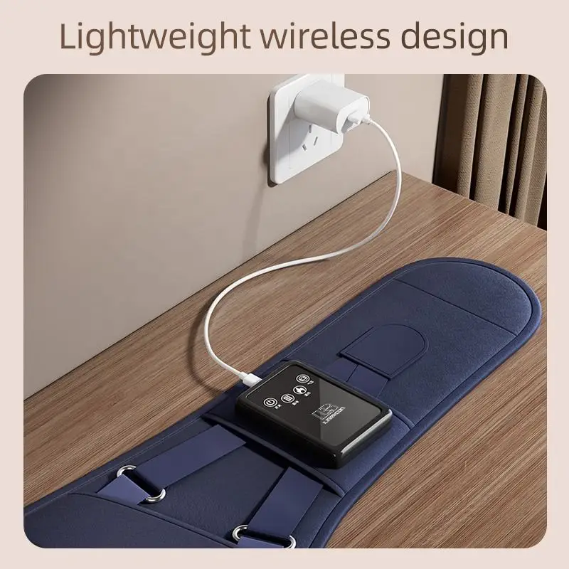 Rechargeable Weight Loss Belt Best Electronic Waist Abdominal Fat Burning Massager Heated Warm Massage Belt