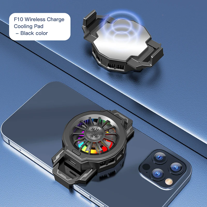 Dual Radiator Smart Phone Cooler Gamer Mobile Phone Fan Cooling Pad Universal Cell Smartphone Cooler with Fan Game Cooling