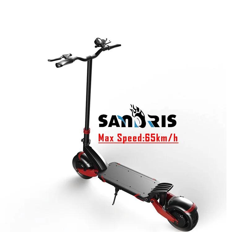 Sandris T10-ddm 2000w 52V 2400W 60V zero 10x dual motor off road electric scooter long range foldable adults