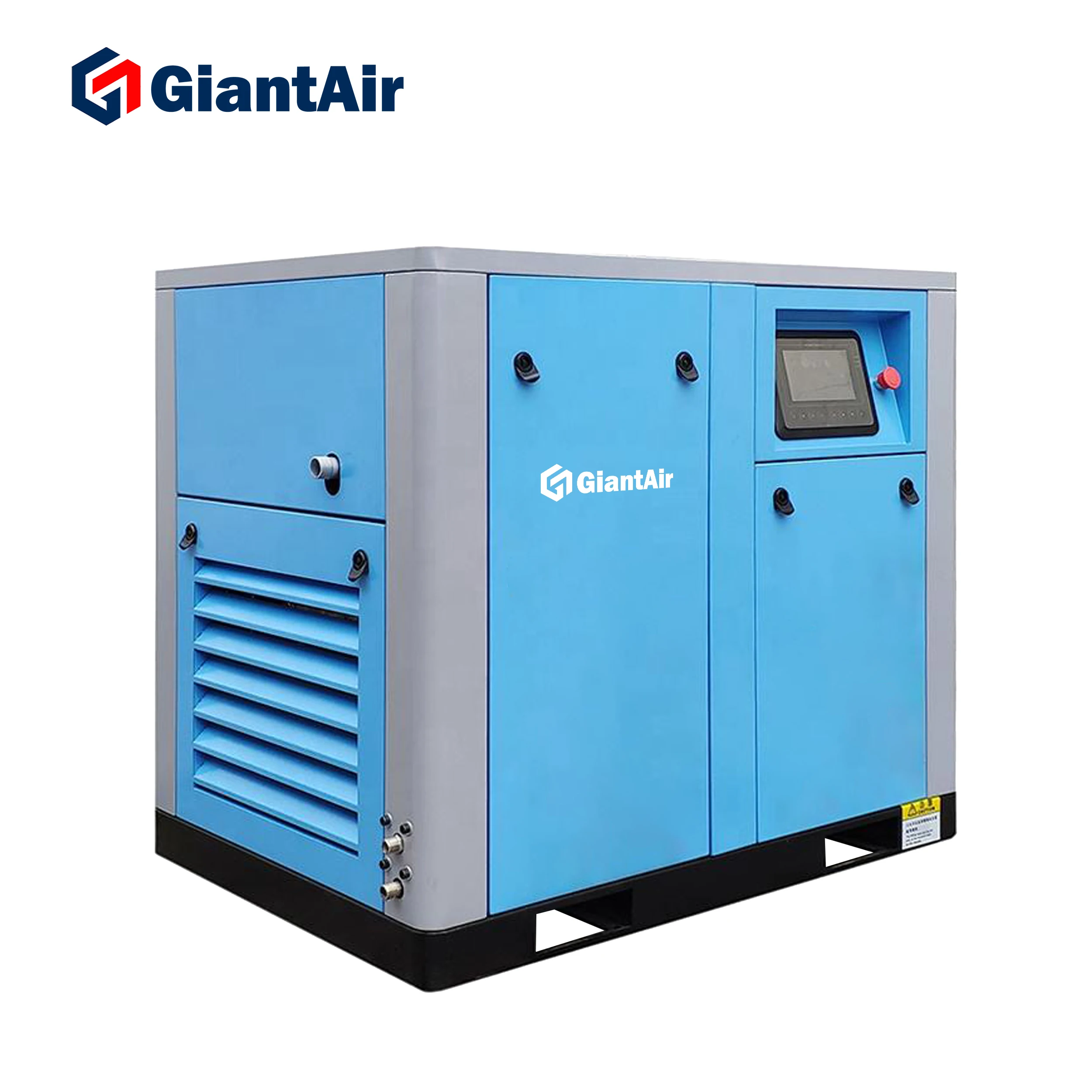 GiantAir Water lubricated screw air compressor 15kw 20hp variable frequency dental air compressor oilfree