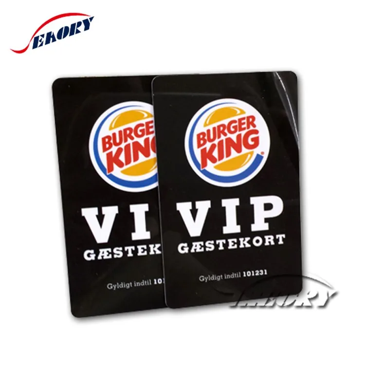 High Quality Customized Design PVC Card VIP Card With Photo/Number