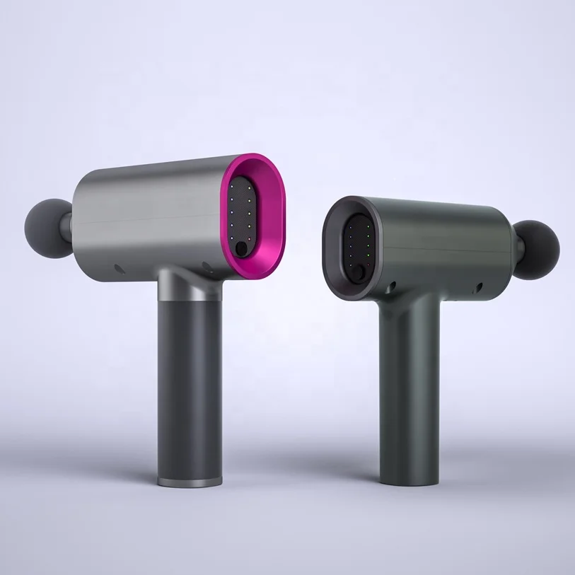 
new fitness rechargeable battery cordless deep muscle massage gun 