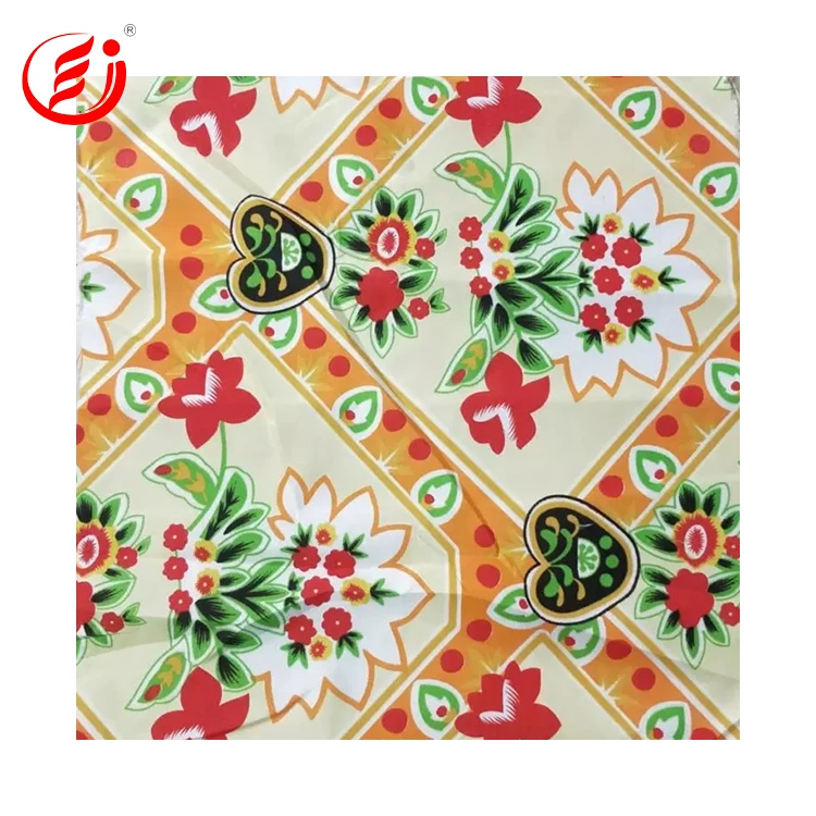 Recycled pigment printed fabric soft spandex 100% polyester printed fabric for bedding