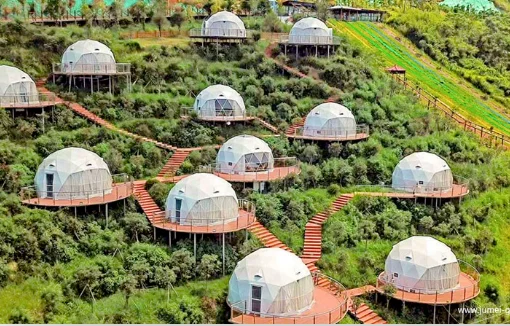 5m 6m 7m 8m Family Dome Tent - Spacious and Comfortable Shelter for Outdoor Adventures