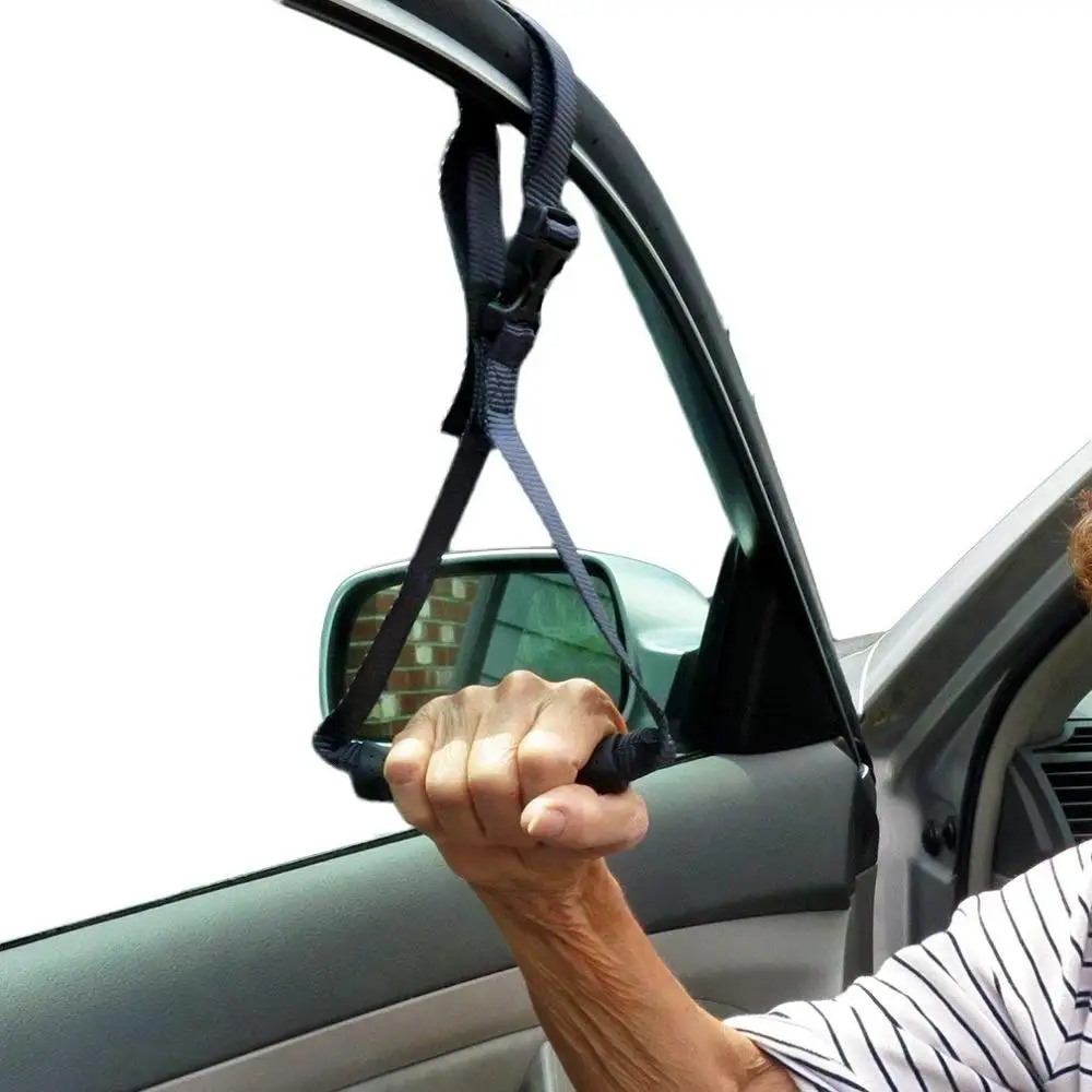 Auto Cane Car Grab Handle Adjustable Standing Aid Safety Handle Vehicle Support Nylon Car Door Assist Handle Device