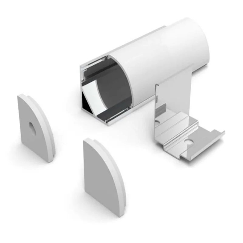 For Cabinet Ceiling Strip Lighting Alu Profil 45 90 Degree Corner Aluminum Extrusion Channel LED Profile