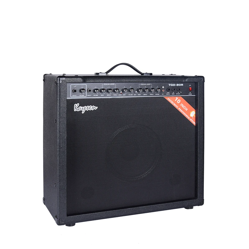 wholesale 80watt cabinet big guitar amplifier 10inch with distortion amp OEM available