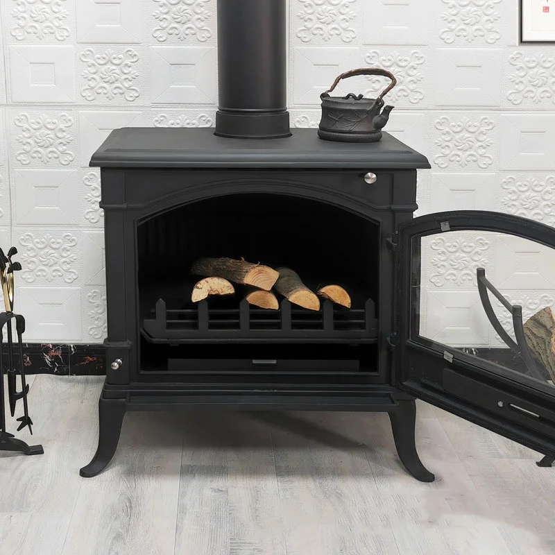 Factory Selling Cast iron wood burning stove New design modern wood stove smokeless