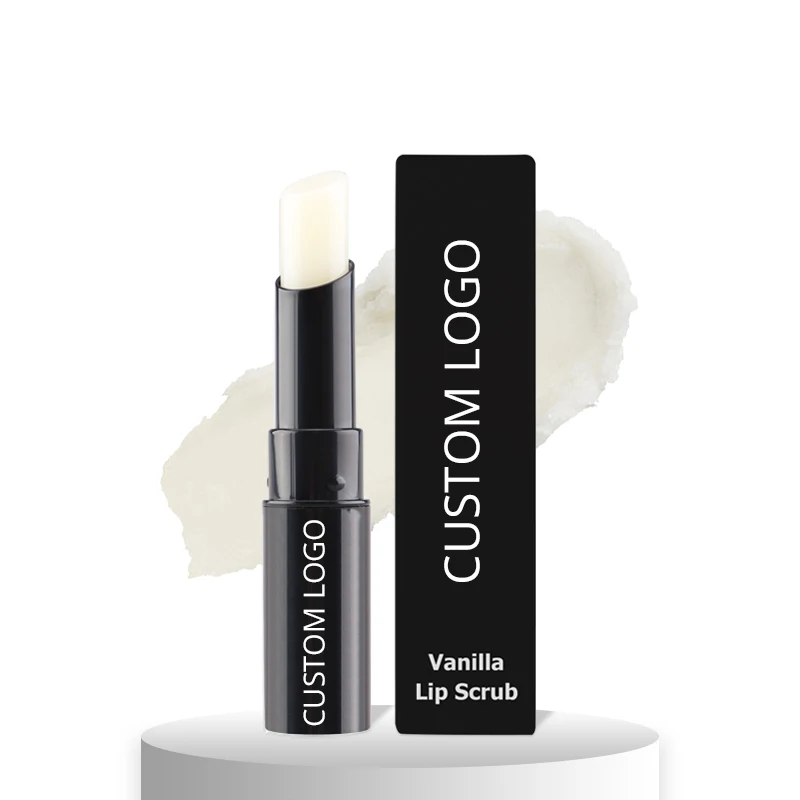 Wholesale Custom Logo Oem ODM Vegan Lip balm and Scrub Sugar Exfoliator Vanilla Repair Lip Scrub Private Label