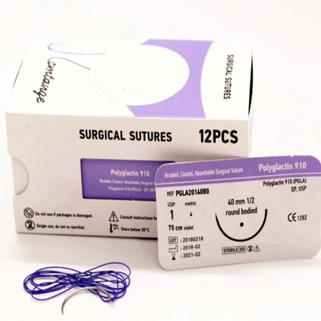 Прямая Заводская поставка полигликолевая кислота быстрый Pga хирургический