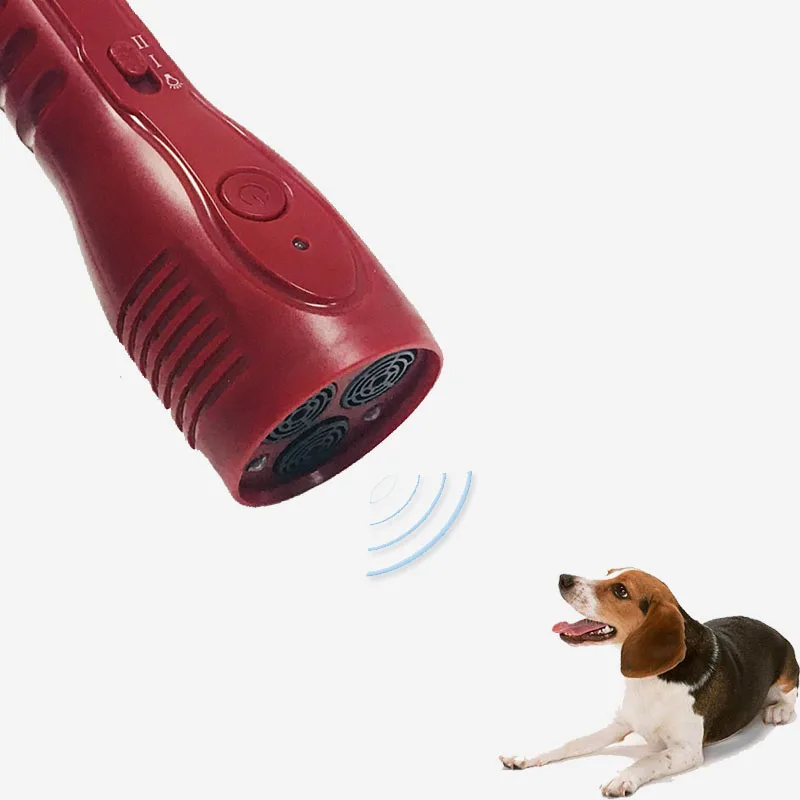 
Super strong 20m distance Three Head Ultrasonic Dog Repellent Anti Barking 4 in 1 pet Trainer dog repeller 