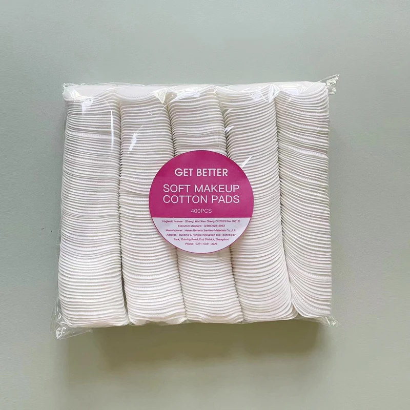 Disposable Cotton Pad Round Natural Soft llakeup Remover Cotton Pads Cotton Face Makeup Remover Disc Pad