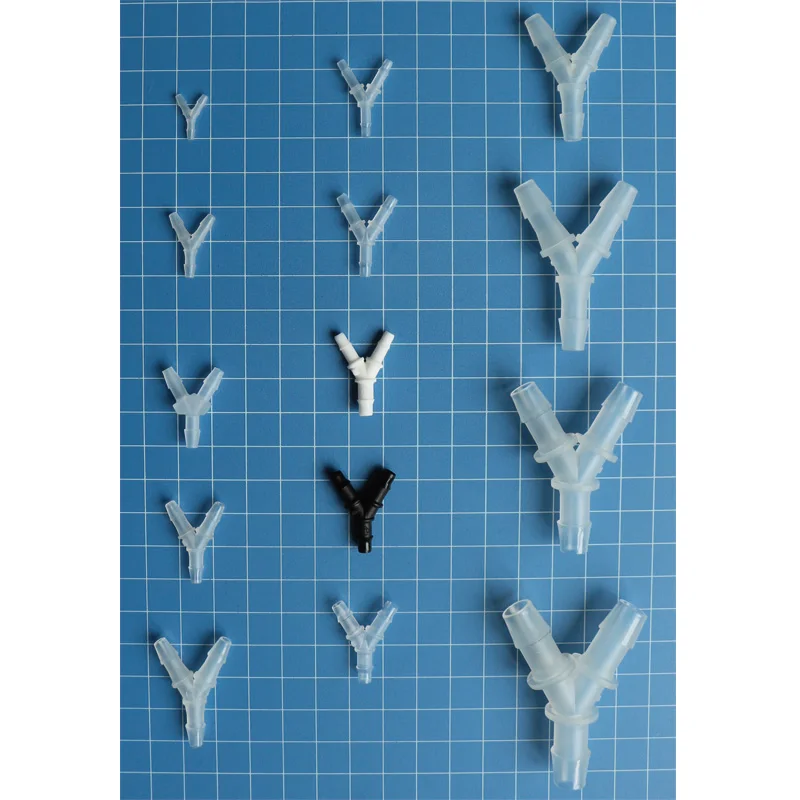 Best Quality Plastic Straight Elbow Tee Cross Hose Barb Pipe Round Tube Connector