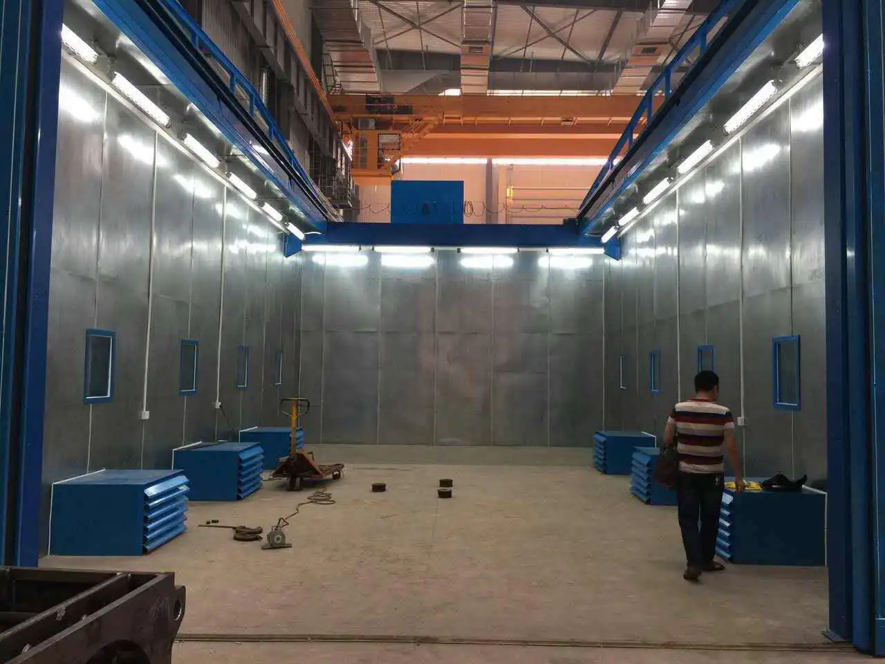 Профессиональное оборудование для снижения уровня шума Jinghuan, производственная линия большого размера, звукоизоляционная комната