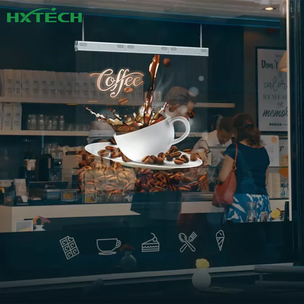 Transparent LED Screen Indoor Outdoor Glass Transparent LED Film Display Panels