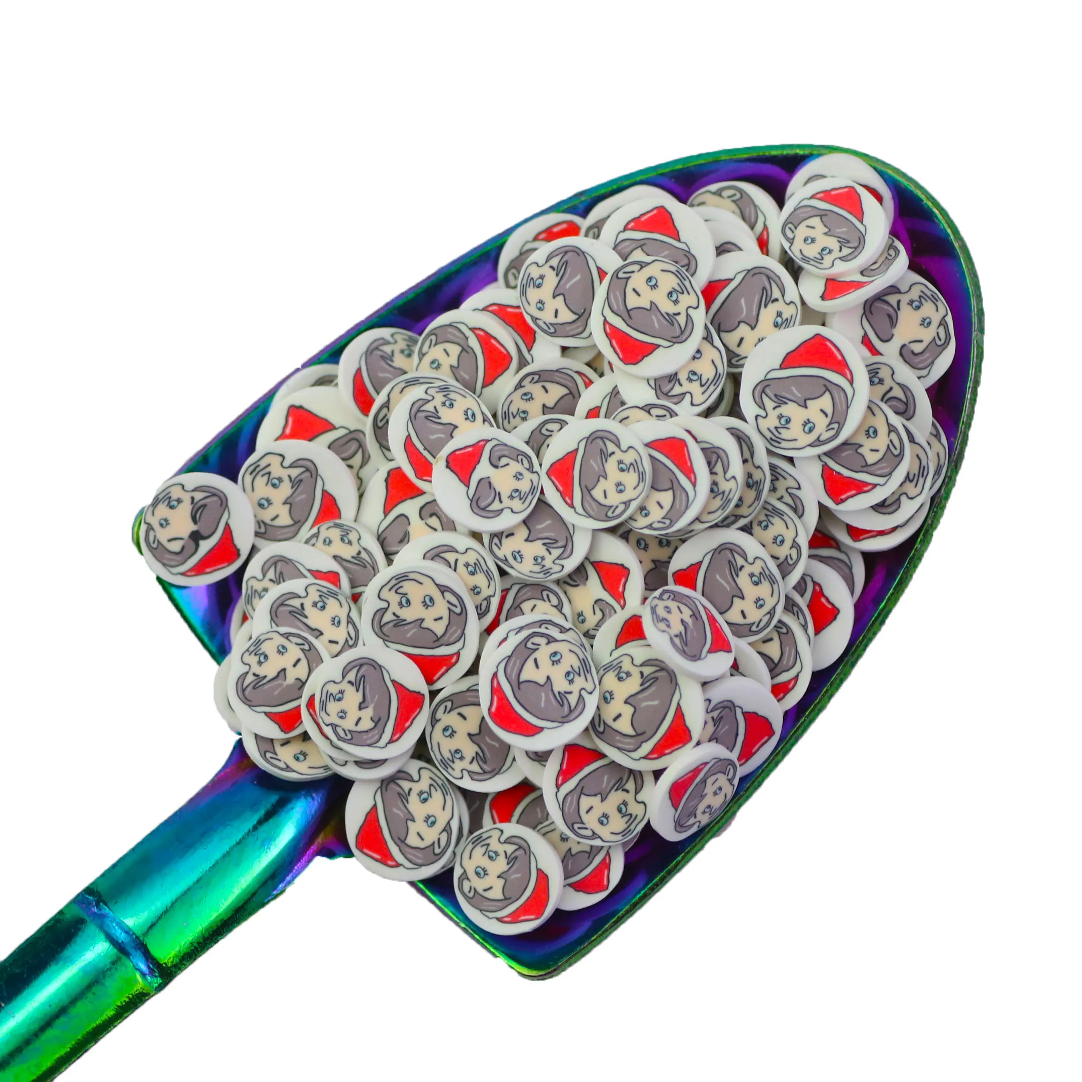 100G Cartoon Character Red Spider Spider Web Mix Polymer Clay Sprinkles Slices For Slime Filler DIY Clay Craft Nail Art