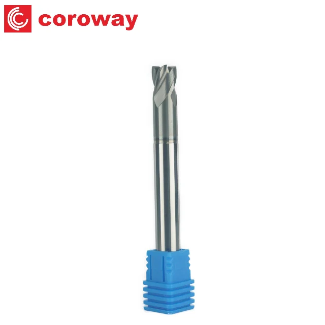 Diameter 6mm to 12mm Carbide cnc tools radius end milling cutter for Finish Machining on Hardened Steel