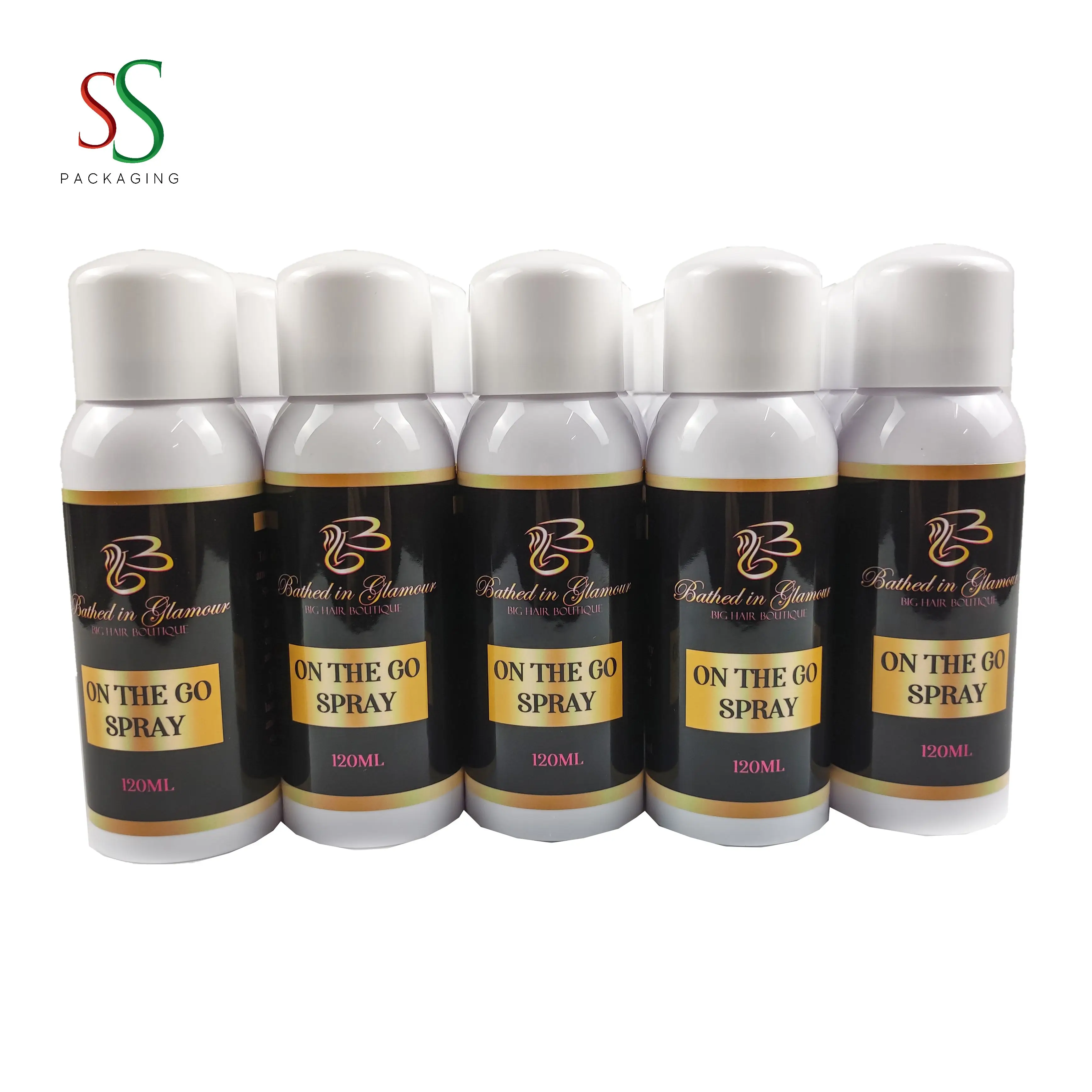 SS Hair Packaging  Melting Spray Lace Glue Wholesale Melt Down Lace Spray custom label