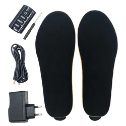 Heated Insoles Winter Shoe Inserts Chargeable Electrically Heated Shoes Boot Keep Warm Unisex Men Women Winter Heated Insoles
