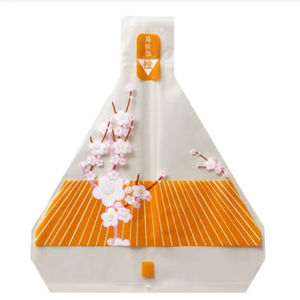 RTS free shipping to Malaysia food grade onigiri plastic film bag wrapper packaging without nori seaweed inside