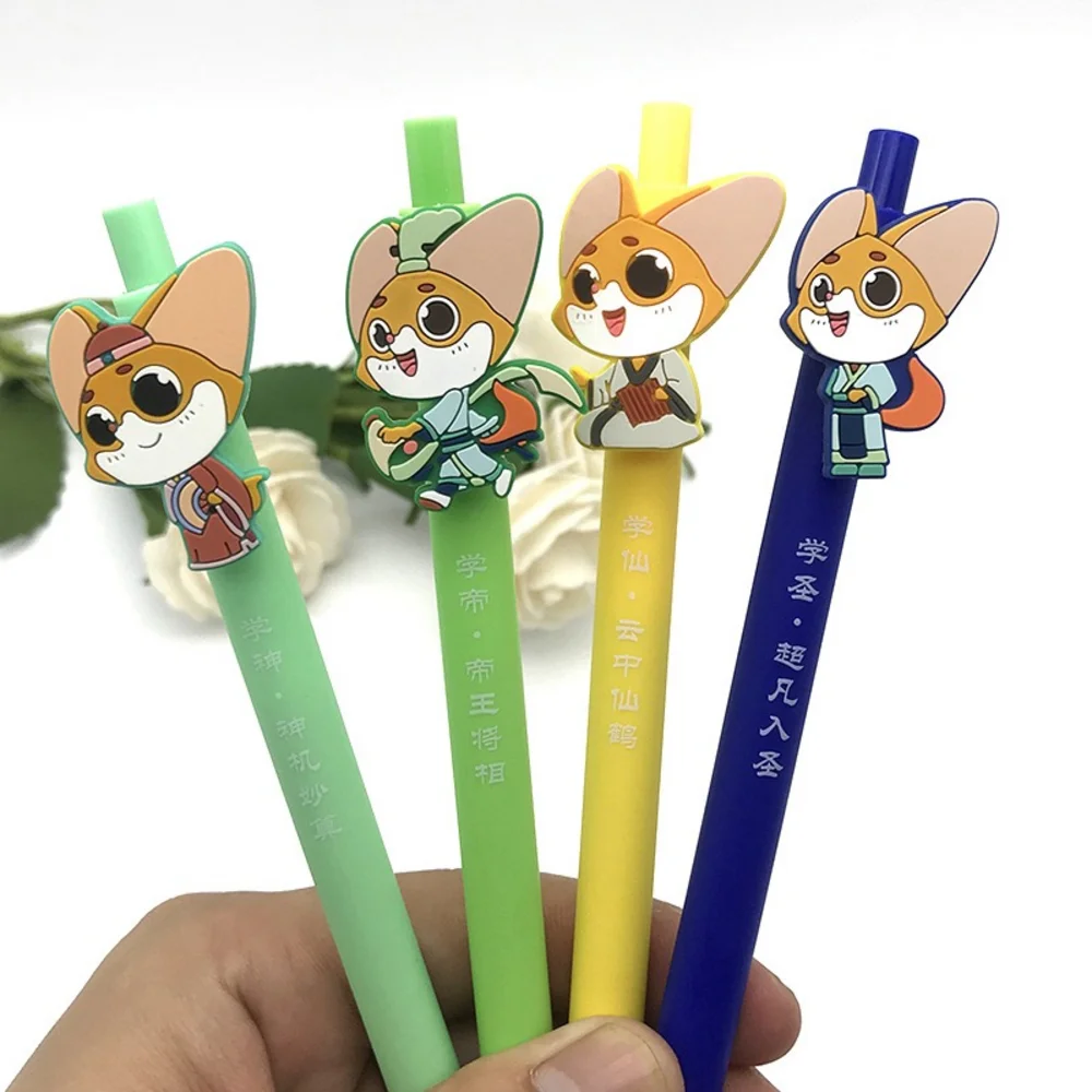 Популярная популярная пластиковая шариковая ручка 0 8 мм с индивидуальным логотипом симпатичная ПВХ крышка по индивидуальному заказу