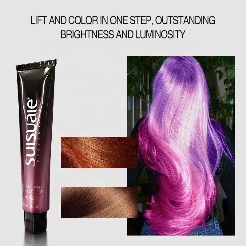 private label Wholesale Low Ammonia Cream Salon Professional Permanent Organic Vegan Hair Color