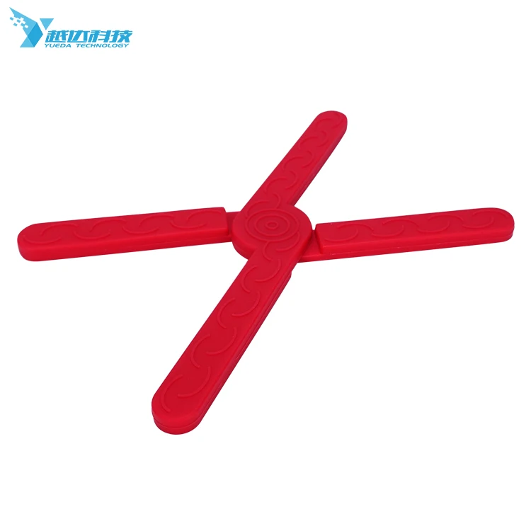 
China Supplier Multifunctional Silicone Collapsable Trivet Pads For Kitchen 