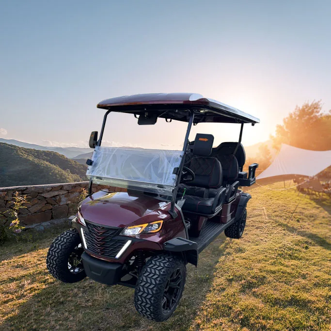 Electric Fast 4 Wheel Drive Golf Cart Newly Designed Electric Golf Cart Ec Brake Golf Carts