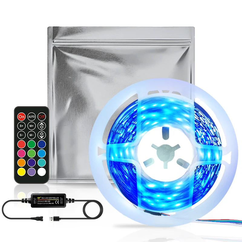 Wholesale Indoor Decor 5M RGB Led Light Tape 5050 SMD 5v24V Flexible Led Strip Lights for Christmas Decor