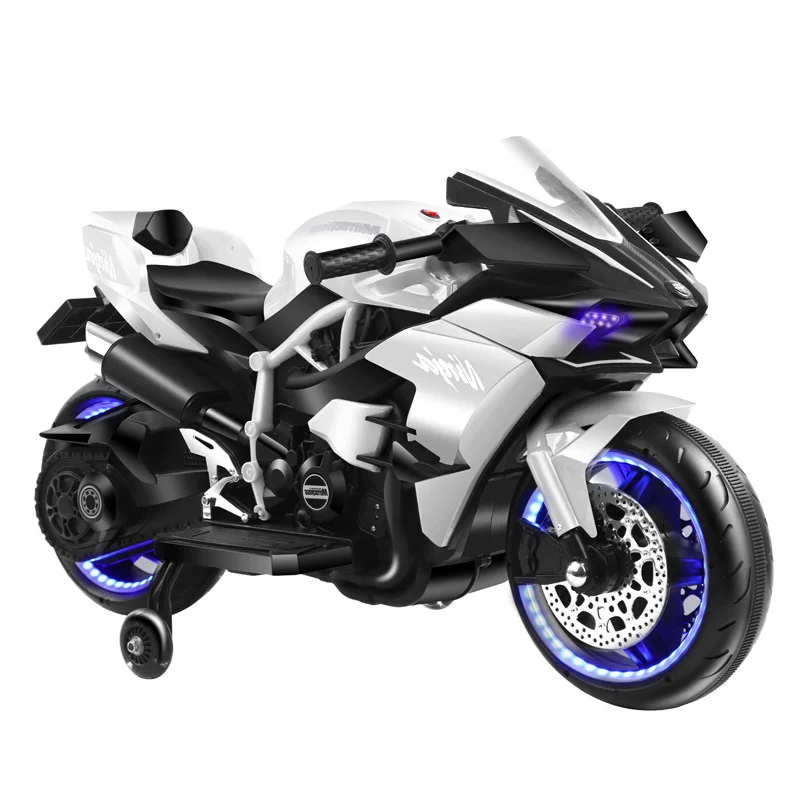 JXB Ecofriendly ABS Strong Motor Power Child Motorcycle with Colorful Lights Music Simulation Speaker For Boys Coo