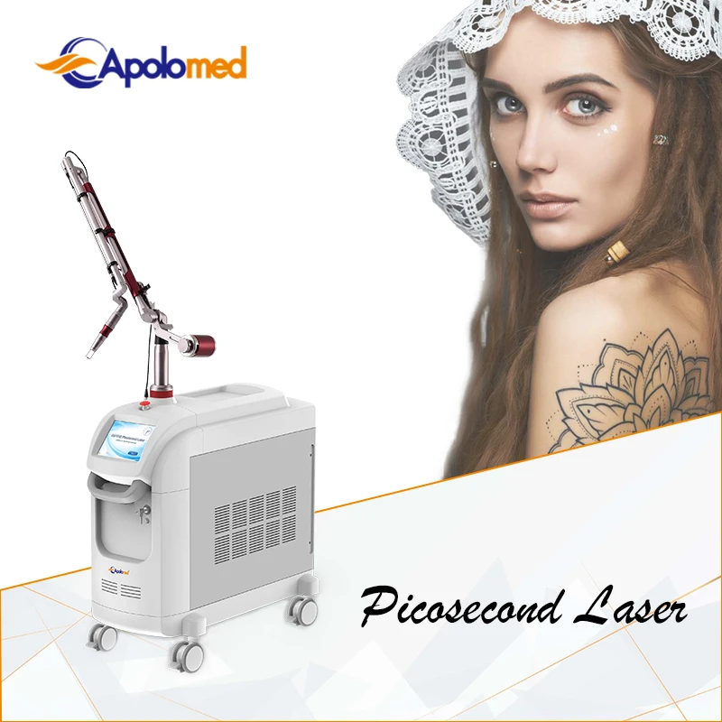 Most powerful cosmetic device medical pico laser picosecond nd yag laser 1064 532 equipment removal tattoo laser machines 2024