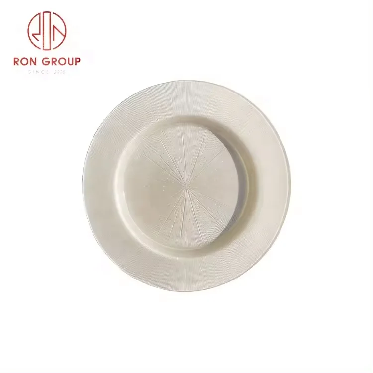 Dinnerware set classic glass plates party use wedding glasses set for sale