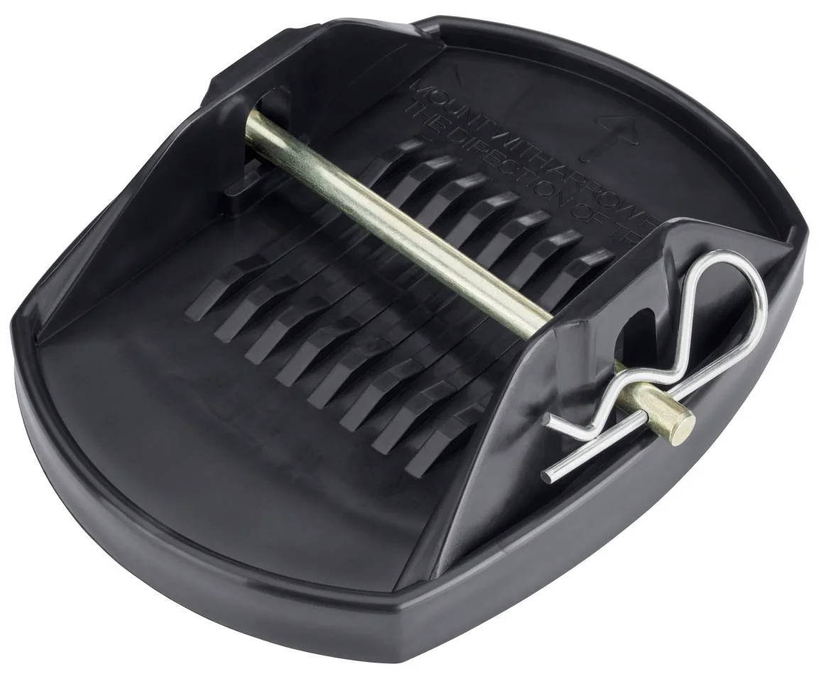 Caravan foot jack pads with metal locking pin 4pc set