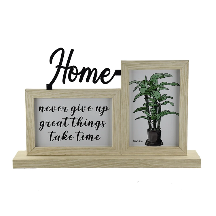 
Best Selling Home Decor Stand on table wood carved Photo picture Frame 