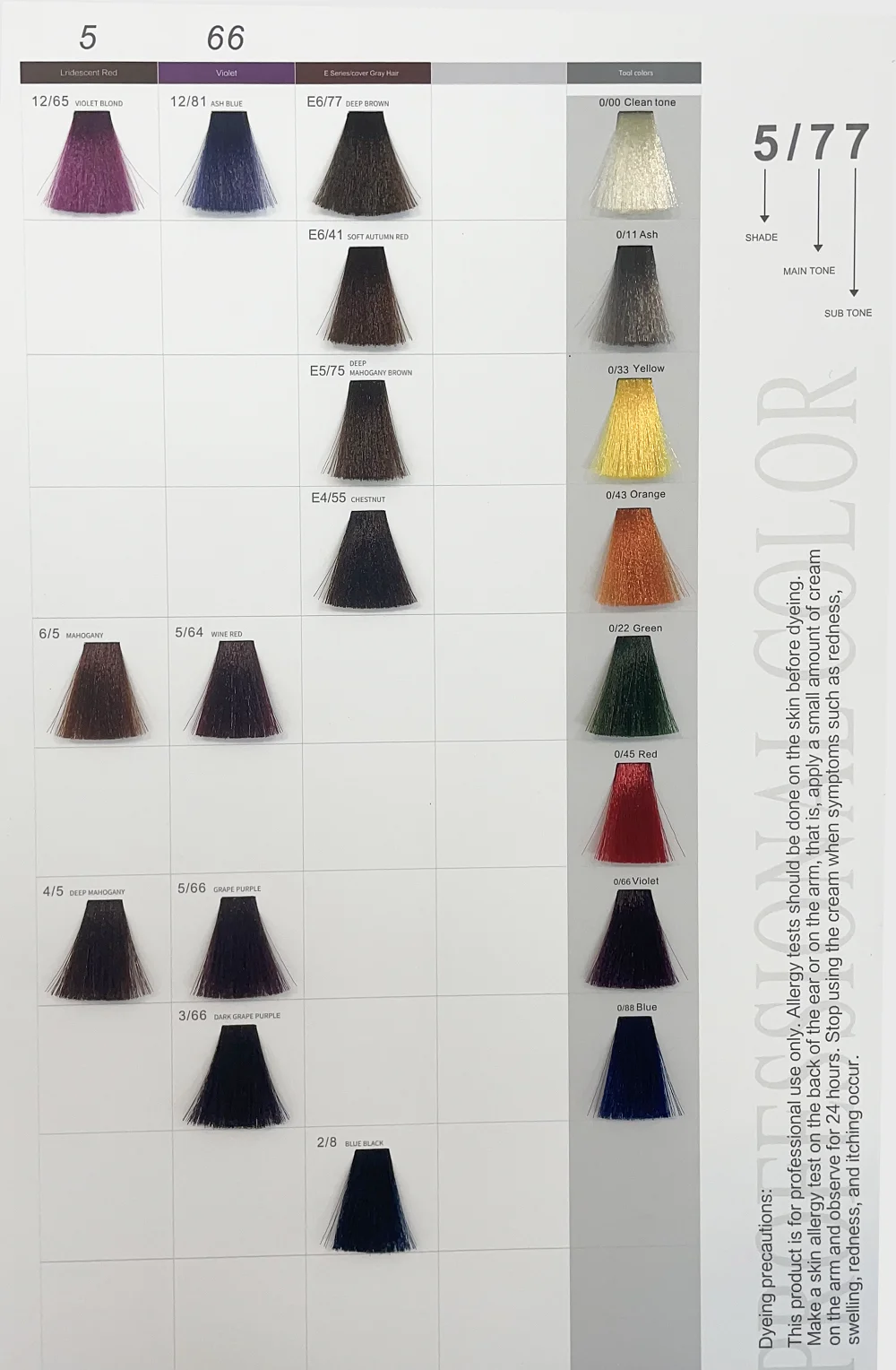 JIHODA  brand for salon use hair color  natural hair dye