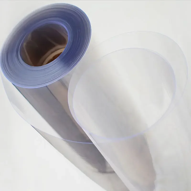 GT  0.3mm 0.5mm 1mm thick rigid PVC transparent plastic film roll PVC coil thermoforrming